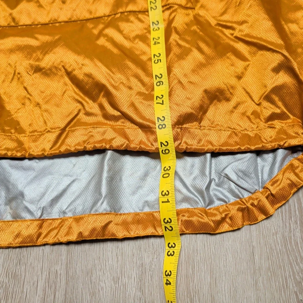 Vintage Arizona Jean Co Mens L Orange Navy Ripstop Anorak Windbreaker‎ Jacket